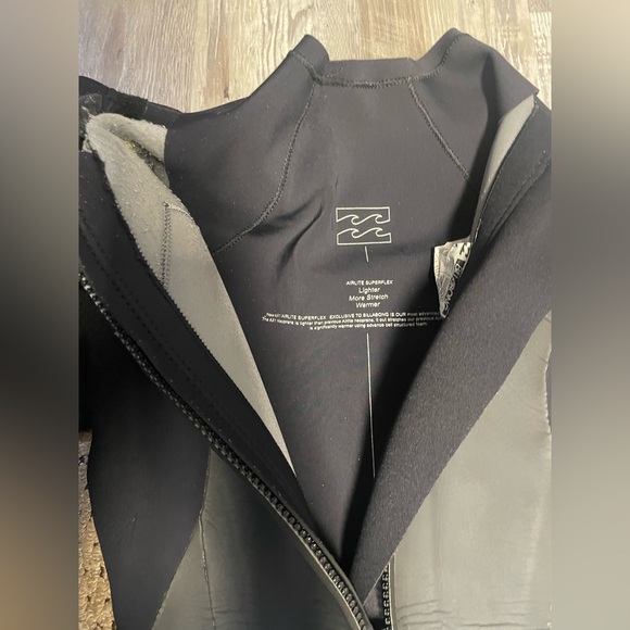 Billabong 4/3MM Men’s Medium Back Zip Full Wetsuit - Picture 7 of 8